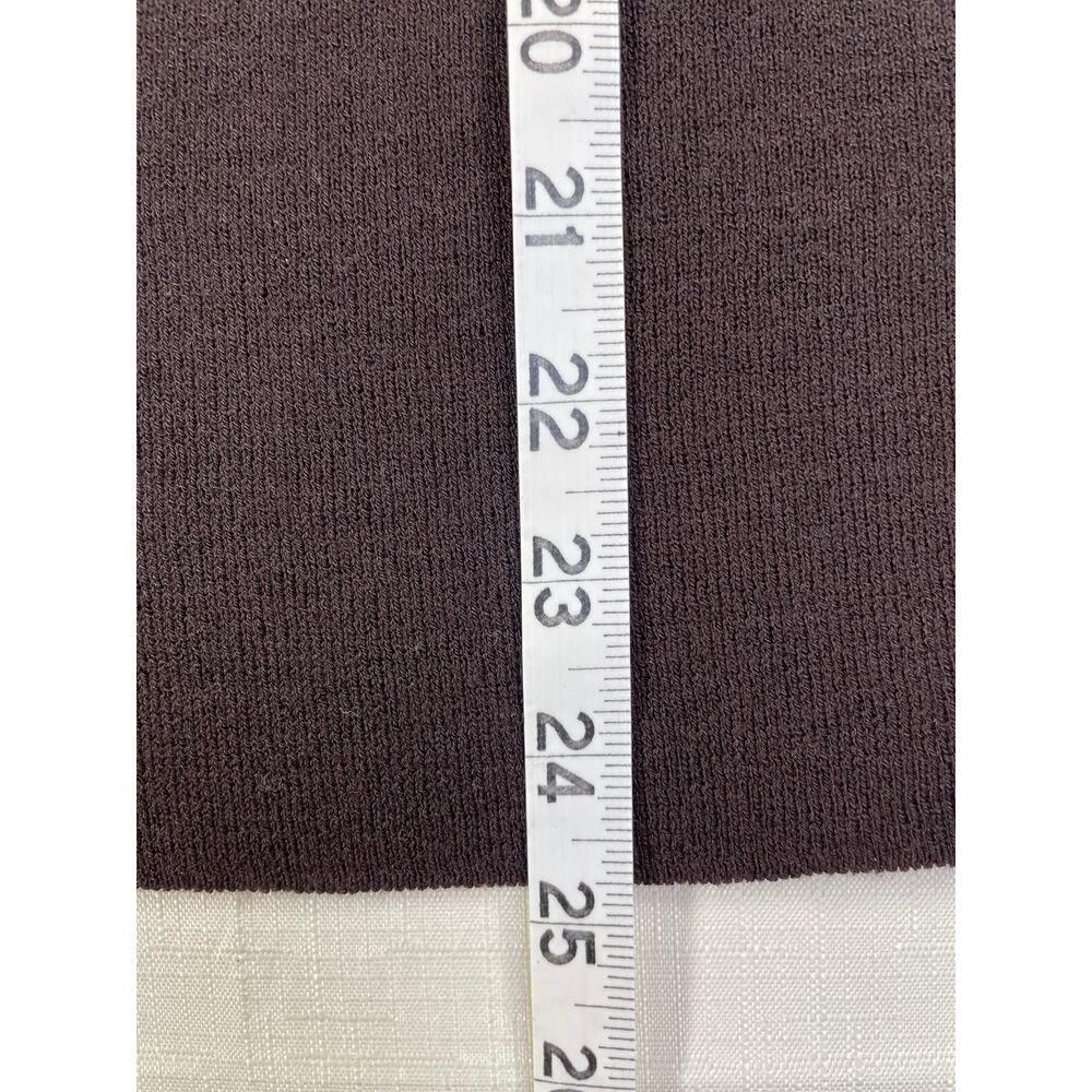 EILEEN FISHER 100% Wool Knit Skirt Chocolate Brown Size S Quiet Luxury Pencil - Picture 8 of 8